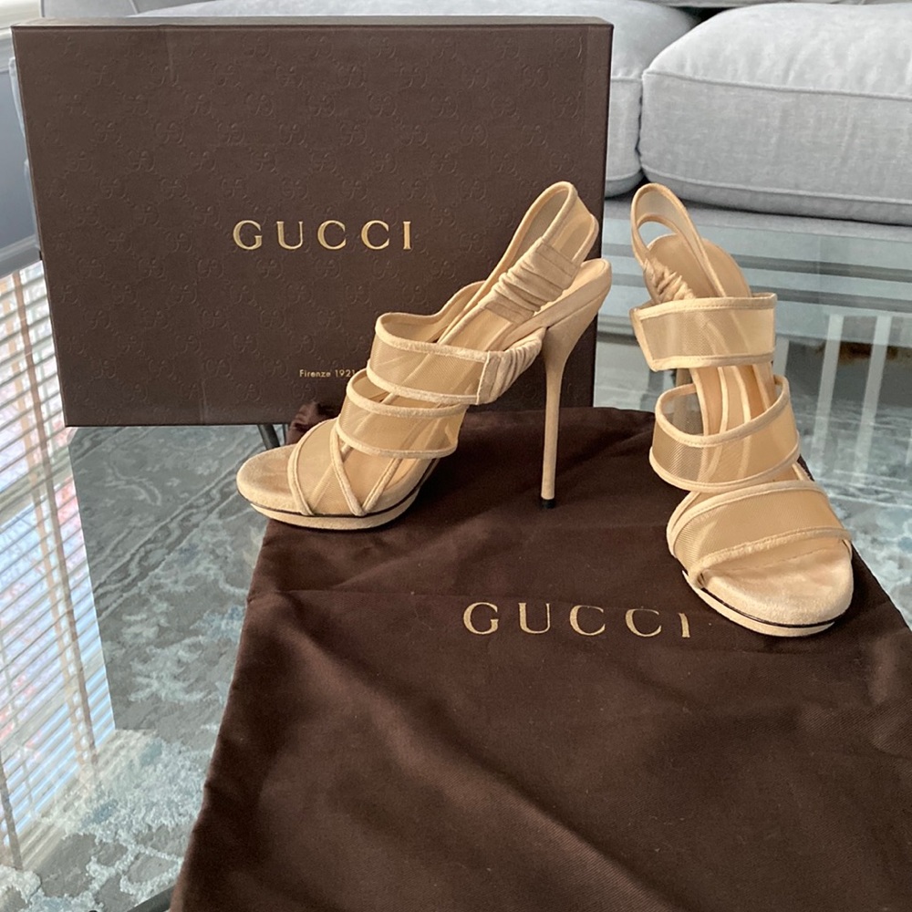 Gucci high heel sandal